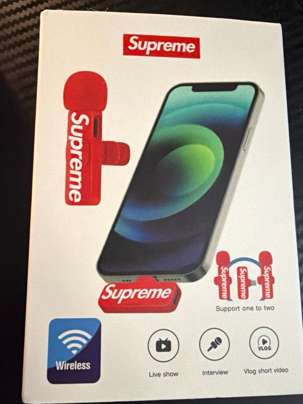 Supreme mini mics 2 pack